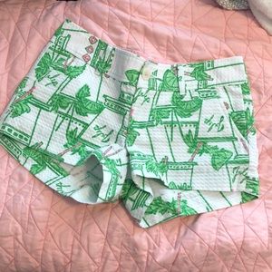 RARE Lilly Pulitzer Mint Julep Walsh Shorts